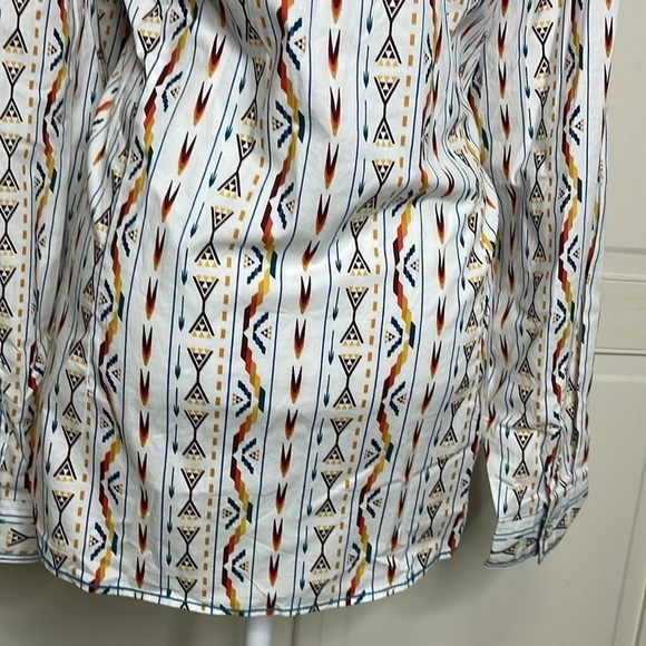 Panhandle Women’s Rough Stock Aztec Snap Button Shirt Multicolor Size 2XL NWT - Picture 8 of 11